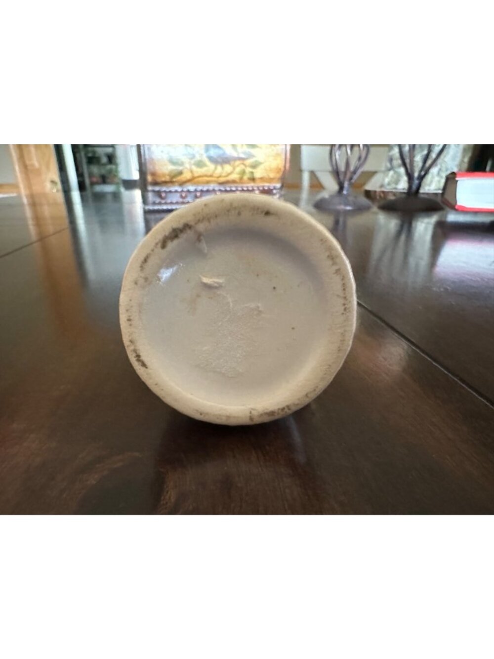 Giraffe Ceramic Keepsake Box For Babys First Curl With Gold Accents Tiny Memory - Picture 6 of 9